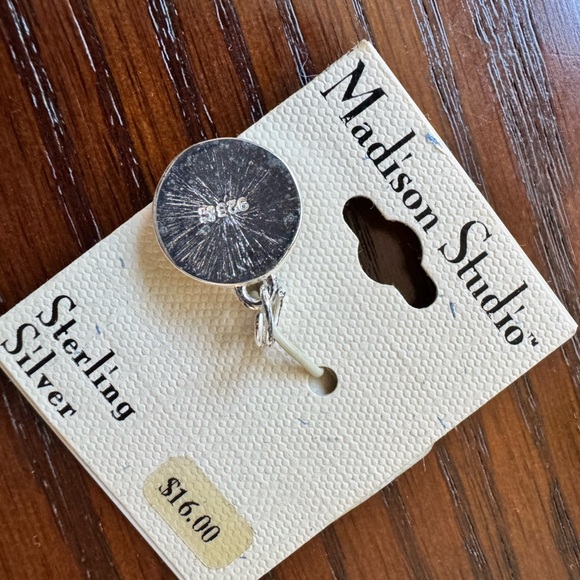 Madison Studio Sterling Silver Clover Charm - Picture 2 of 3